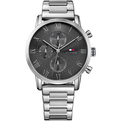 Tommy Hilfiger Kane 1791397 Silver Case Grey Dial Silver Stainless Steel Men's Watch