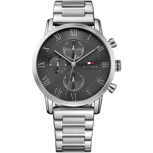 Tommy Hilfiger Kane 1791397 Silver Case Grey Dial Silver Stainless Steel Men's Watch