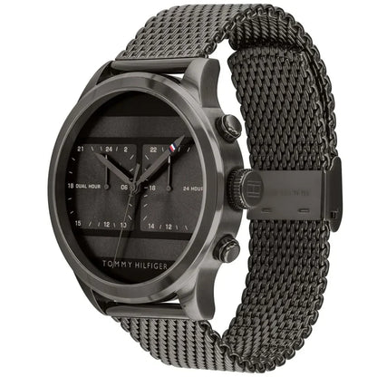 Tommy Hilfiger Icon 1791597 Gunmetal Grey Mesh Men's Watch