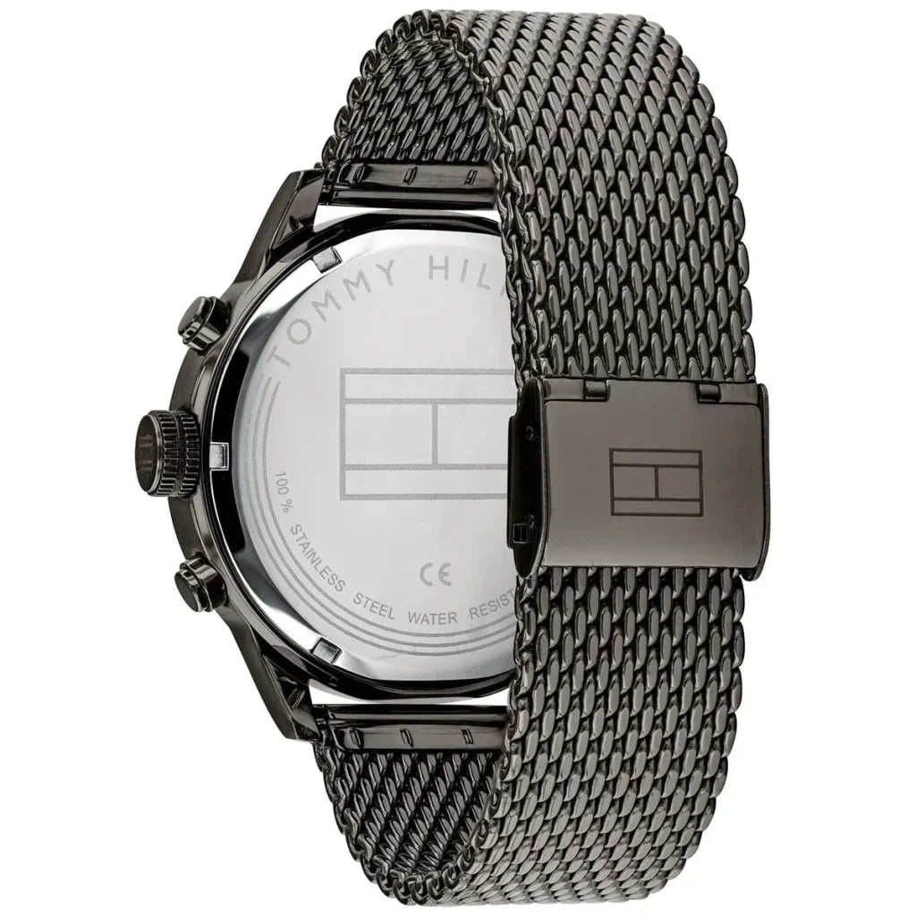 Tommy Hilfiger Icon 1791597 Gunmetal Grey Mesh Men's Watch