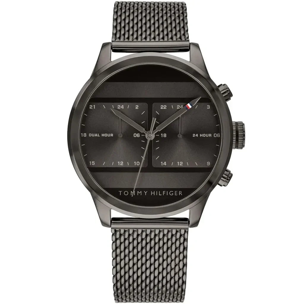 Tommy Hilfiger Icon 1791597 Gunmetal Grey Mesh Men's Watch