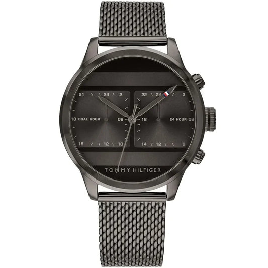 Tommy Hilfiger Icon 1791597 Gunmetal Grey Mesh Men's Watch