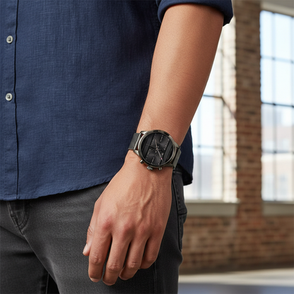 Tommy Hilfiger Icon 1791597 Gunmetal Grey Mesh Men's Watch