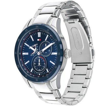 Tommy Hilfiger Austin 1791640 Silver Case Blue Dial Steel Men's Watch