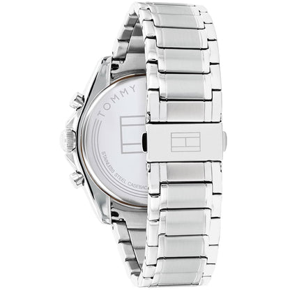 Tommy Hilfiger Parker 1791835 Silver Case Black Dial Steel Men's Watch