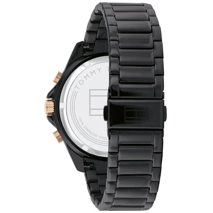 Tommy Hilfiger Aiden 1791858 Multi-Function Black Dial Men's Watch