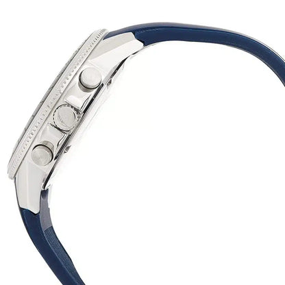 Tommy Hilfiger Aiden 1791859 Silver Case Blue Dial Blue Silicone Men's Watch