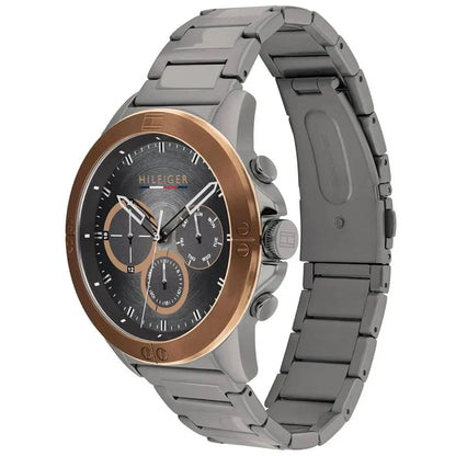 Tommy Hilfiger Harley 1791892 Multi-Function Grey Dial Men's Two-Tone Watch