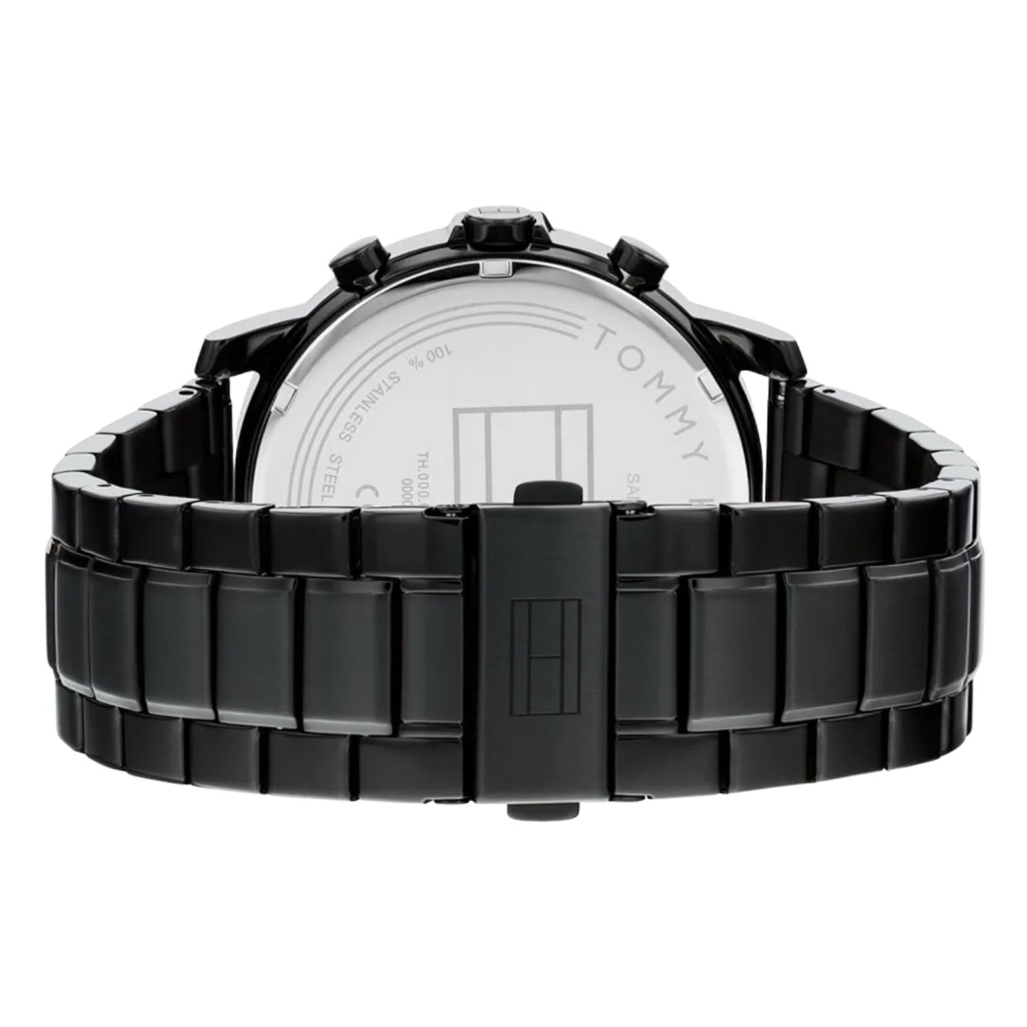 Tommy Hilfiger Lars 1792049 Black Steel Case Navy Dial Men's Watch