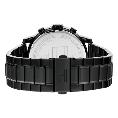 Tommy Hilfiger Lars 1792049 Black Steel Case Navy Dial Men's Watch