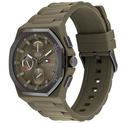 Tommy Hilfiger Neo 1792121 Olive Green Silicone Men's Watch