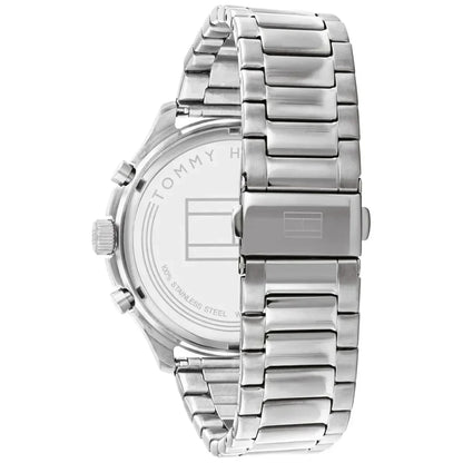 Original Tommy Hilfiger Asher Men's Watch - Silver Steel & Black Dial (1791852)