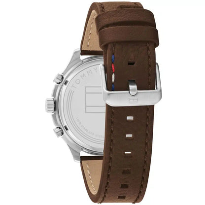 Original Tommy Hilfiger Men's Watch - Blue Dial & Brown Leather (1791855)