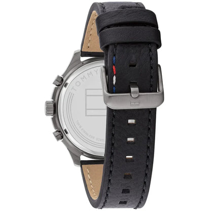 Original Tommy Hilfiger Men's Watch - Olive Green Dial & Black Leather (1791856)
