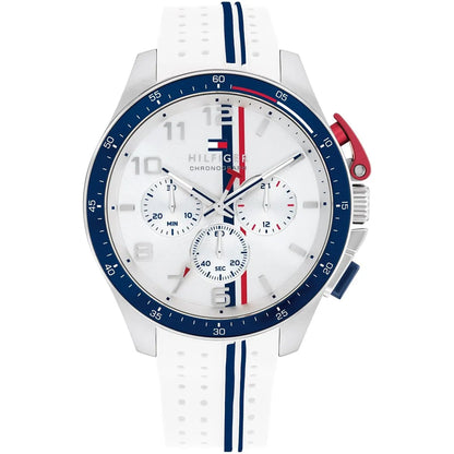 Original Tommy Hilfiger Men's Watch - White Rubber Strap (1792167)