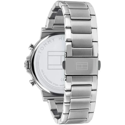 Original Tommy Hilfiger Daniel Men's Watch - Silver Steel & Black Dial (1710413)
