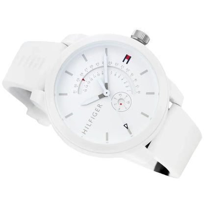 Original Tommy Hilfiger Men's Watch - White Rubber Strap (1791481)