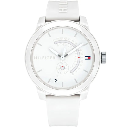 Original Tommy Hilfiger Men's Watch - White Rubber Strap (1791481)