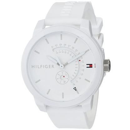 Original Tommy Hilfiger Men's Watch - White Rubber Strap (1791481)