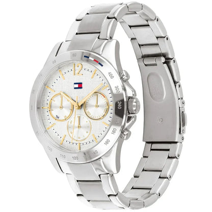 Original Tommy Hilfiger Lori Women's Watch - Silver Steel & Crystal Markers (1782194)