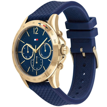 Original Tommy Hilfiger Lori Women's Watch - Navy Case & Navy Rubber Strap (1782198)