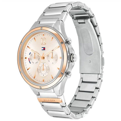 Original Tommy Hilfiger Lori Women's Watch - Two-Tone Silver & Rose Gold Steel (1782279)
