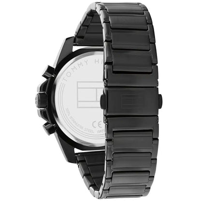 Original Tommy Hilfiger Mason Men's Watch - All Black Steel Case & Bracelet (1791935)