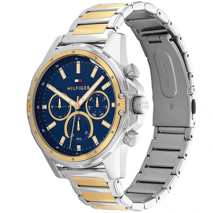 Original Tommy Hilfiger Mason Men's Watch - Two-Tone Silver & Gold Steel (1791937)