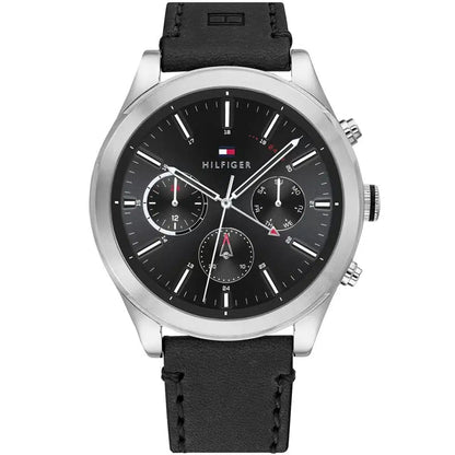 Original Tommy Hilfiger Men's Watch - Silver Case & Blue Rubber (1791740)