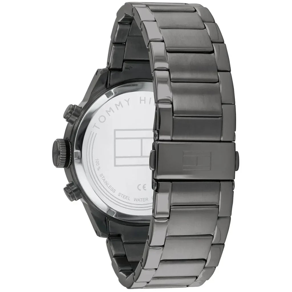 Original Tommy Hilfiger Shawn Men's Watch - Gunmetal Steel & Black Dial (1791806)