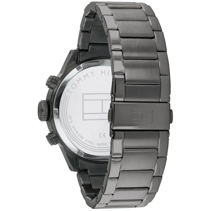 Original Tommy Hilfiger Shawn Men's Watch - Gunmetal Steel & Black Dial (1791806)