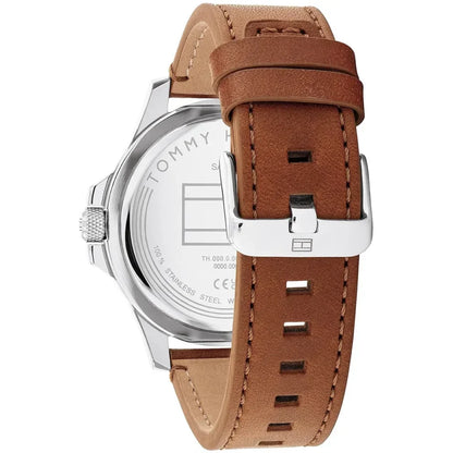 Original Tommy Hilfiger West Men's Watch - Two-Tone Gold Case & Brown Leather (1710529)
