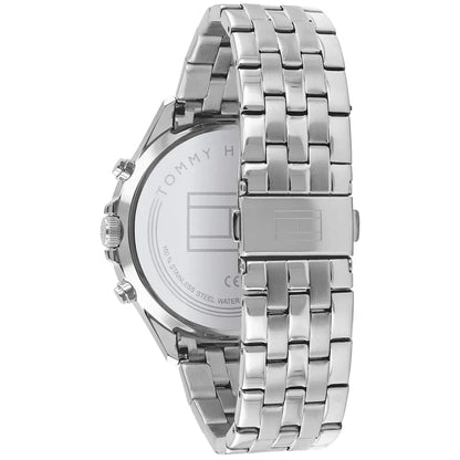 Original Tommy Hilfiger West Men's Watch - Silver Steel & Dark Grey Dial (1791707)