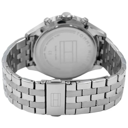 Original Tommy Hilfiger West Men's Watch - Silver Steel & Dark Grey Dial (1791707)