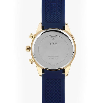 Guess Catalina W0562L2 Gold & Blue Rubber Watch