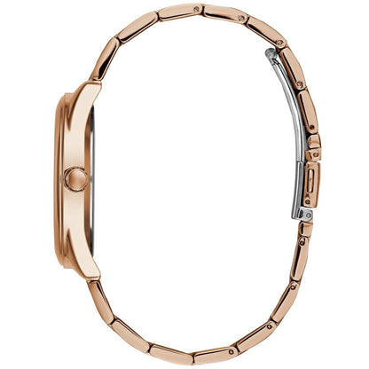 Guess G-Twist W1082L3 Rose Gold Interlocking Logo Dial Watch