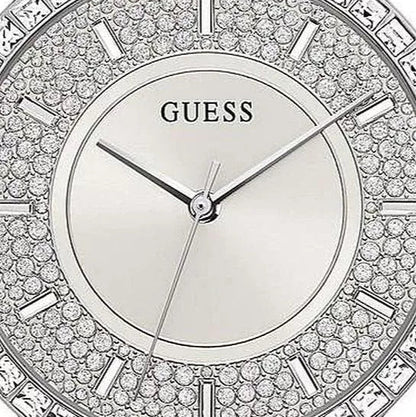 Guess Dress GW0402L1 Silver Mesh Crystal Ladies Watch